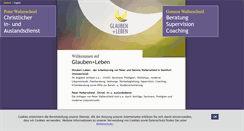 Desktop Screenshot of glaubenleben.com